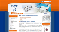 Desktop Screenshot of bome.cz